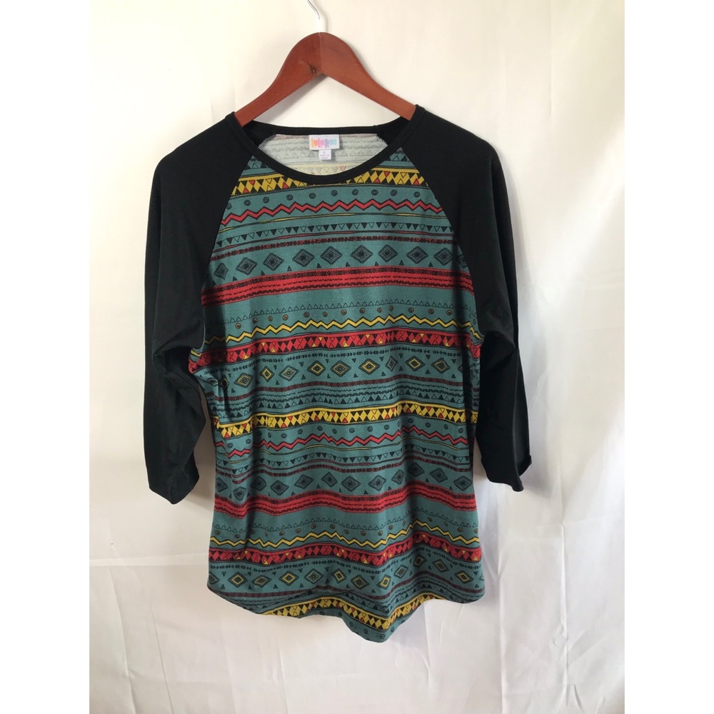 LuLaRoe 3/4 sleeve T-Shirt size: Large